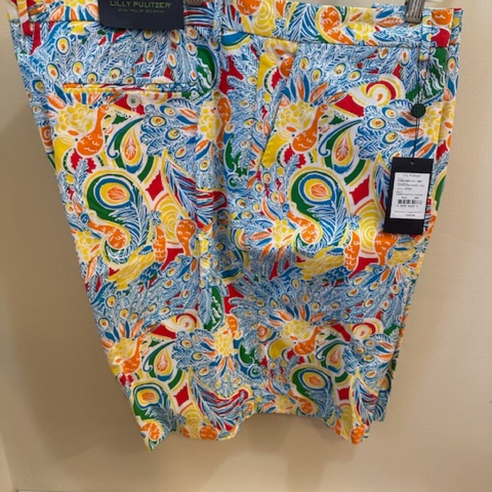 Lilly Pulitzer Via Palm Beach Everglades Short  46 R NWT